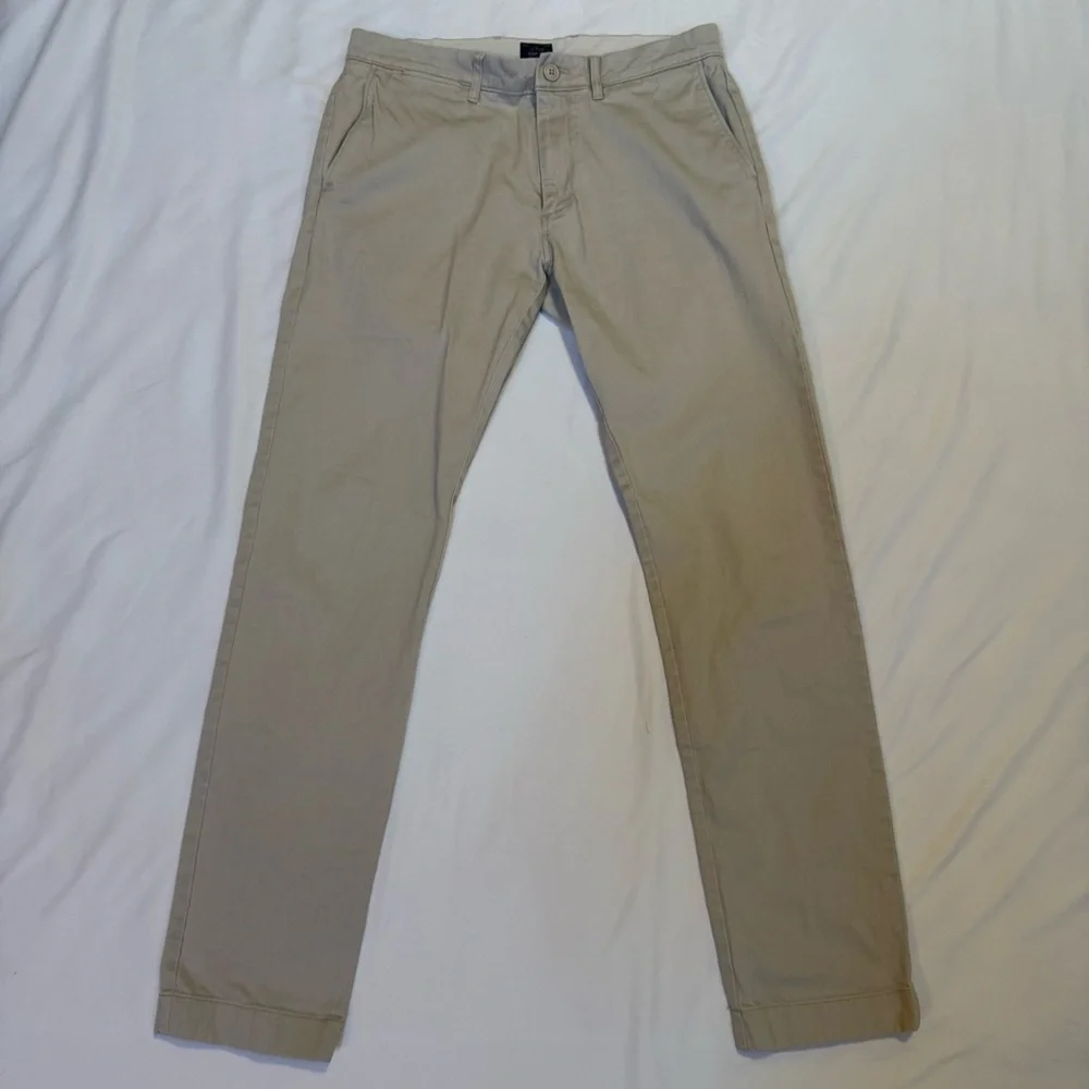 J.Crew Men's 484 Slim Fit Stretch Chino Pants Khaki 30x32‎